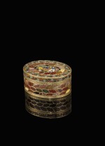A very rare gold and pietra dura 'Steinkabinett', complete with secret compartment and explanatory booklet, Christian Gottlieb Stiehl, Dresden, circa 1770