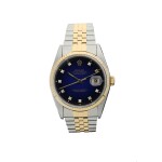 ROLEX | REFERENCE 16233 DATEJUST  A STAINLESS STEEL AND YELLOW GOLD AUTOMATIC WRISTWATCH WITH DATE AND BRACELET, CIRCA 1994