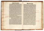 Ficinus, De triplici vita, Basel, 1498, half calf over wooden boards