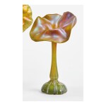 TIFFANY STUDIOS | DECORATED "JACK-IN-THE-PULPIT" VASE