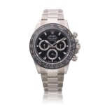 Reference 116500 Daytona | A stainless steel automatic chronograph wristwatch with bracelet and ceramic bezel, Circa 2020