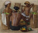 Rudolf Bonnet 魯道夫·邦尼 | Three vegetable vendors 蔬菜小販