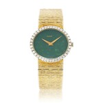 Piaget | Montre bracelet de dame or et néphrite, ref. 9804A6 | Lady's gold and nephrite bracelet watch, ref. 9804A6