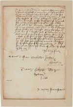Lady Jane Grey—Privy Council | document signed during her brief reign, 17 July 1553