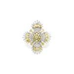 Van Cleef & Arpels [ 梵克雅寶] | Colored Diamond and Diamond Pendant-Brooch [彩色鑽石配鑽石吊墜 / 別針]