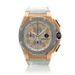 Reference 26210OI.OO.A109CR.01 Royal Oak Offshore Lebron James, A limited edition pink gold, titanium and diamond-set automatic chronograph wristwatch with date, Circa 2013