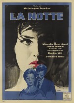 La Notte (1961) poster, Italian