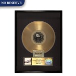 RIAA 1987 Gold Sales Award presented to Michael Diamond for the Beastie Boys 1986 Columbia/Def Jam album “Licensed to Ill”