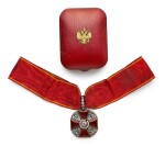 A gold and enamel Order of St Anne, Second Class, St Petersburg, late-19th century