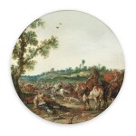 A cavalry charge