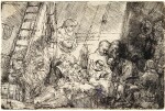 REMBRANDT HARMENSZ. VAN RIJN | THE CIRCUMCISION IN THE STABLE (B., HOLL. 47; NEW HOLL. 280; H. 274)