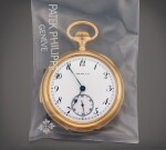 Retailed by Tiffany & Co.: A yellow gold open faced five minute repeating watch, Service Sealed, Made in 1903 | 零售商為蒂芙尼：百達翡麗 黃金五分問懷錶，附原廠保養封套，製作年份 1903