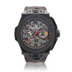 Big Bang Uniquo Ferrari, Ref. 401.CX.0123.VR Limited edition ceramic and titanium flyback chronograph wristwatch with date Circa 2010
