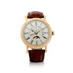 REFERENCE 5160R-001 A PINK GOLD AUTOMATIC PERPETUAL CALENDAR WRISTWATCH WITH RETROGRADE DATE, MOON PHASES, AND LEAP YEAR INDICATION, CIRCA 2016
