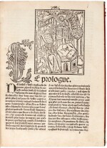 Guillaume de Lorris, Romant de la Rose moralisé, Lyon, 1503, later half red morocco