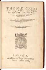 MORE | Omnia Latina opera, Louvain, 1566, later calf