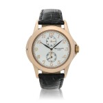 Reference 5134 Calatrava Travel Time  A pink gold dual time wristwatch with 24-hour indication, Made in 2002