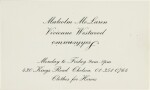 Malcolm McLaren and Vivienne Westwood | Business card for Seditionaries, 1977