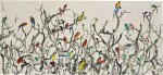 Wu Guanzhong 吳冠中 | A paradise for parrots 鸚鵡天堂