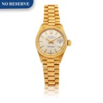 ROLEX | DATEJUST, REF 6917 YELLOW GOLD WRISTWATCH WITH DATE AND BRACELET CIRCA 1973