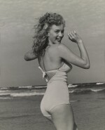 Tobey Beach, unique vintage gelatin photograph of Marilyn Monroe, 1949