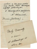 Nadezhda Krupskaya | Autograph letter signed, denying her husband Lenin is a Tsarist spy, to Dr H. Diamant, 1914