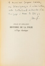 2 ouvrages avec envoi à Jacques Lacan, 1961. Brochés.