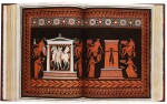 Hamilton and d'Hancarville. Collection of Etruscan, Greek, and Roman Antiquities. [1766-67]. 4 volumes. red morocco