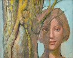 Untitled (Head of a Woman with a Tree)