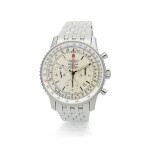 BREITLING |   REFERENCE AB0123 NAVITIMER   A LIMITED EDITION STAINLESS STEEL AUTOMATIC CHRONOGRAPH WRISTWATCH WITH DATE AND BRACELET, CIRCA 2012