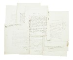 Ensemble de lettres et de documents concernant la publication des Mémoires d'outre-tombe. 1836-1848.