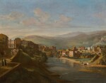 GASPAR VAN WITTEL, CALLED VANVITELLI | Tivoli, a view of the Aniene above the old Falls