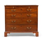 A George III mahogany chest of drawers, circa 1770, attributed to William Crawford
