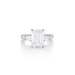 Diamond Ring | 4.02克拉 方形 D色 內部無瑕 鑽石 戒指