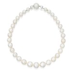 Cartier [卡地亞] | A Rare Natural Pearl and Diamond Necklace [罕有天然珍珠配鑽石項鏈]