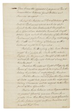 (NEW YORK PROVINCIAL CONGRESS) | Contemporary clerical copy of the "Report of Committee for preparing Plan of Accommodation between Great Britain & the Colonies," ca. 27 June 1775