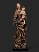 Virgin and Child Standing on a Crescent Moon