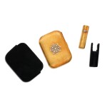 Gold and Diamond Lipstick Holder and Compact