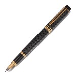 WATERMAN | A LACQUER AND GOLD PLATED FOUNTAIN PEN, CIRCA 1980