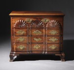 Important Chippendale Block and Shell-Carved and Figured Mahogany Chest of Drawers, Attributed to Daniel Spencer (1741-1801), Providence, Rhode Island, Circa 1765