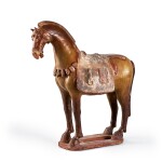 An amber-glazed horse, Sui dynasty | 隋 黃釉馬