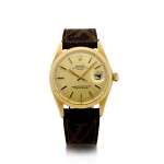 ROLEX | A YELLOW GOLD AUTOMATIC WRISTWATCH WITH DATE, CIRCA 1972