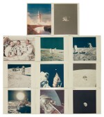 [Apollo Missions] — One photo from each Apollo mission. Set of eleven vintage NASA "red number" color photographs.