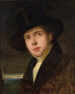 FRIEDRICH VON AMERLING | Andreas Amerling in a Top Hat   