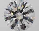 A 3.58 Carat Round Diamond, H Color, Interally Flawless