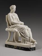 ITALIAN, EARLY 19TH CENTURY, AFTER THE ANTIQUE | SEATED AGRIPPINA