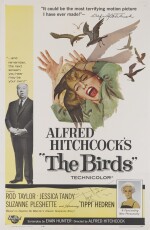 THE BIRDS (1963) POSTER, US, SIGNED BY TIPPI HEDREN