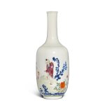 A famille-rose 'chicken and boy' vase, Early 20th century | 二十世紀初 粉彩題詩童子雄雞圖瓶