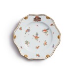A MEISSEN ARMORIAL PLATE FROM THE 'PODEWILS' SERVICE CIRCA 1741