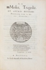 La Medee. Poitiers [vers 1555]. In-4. Reliure de Bauzonnet. Rare éd. originale. Ex. de Ch. Nodier